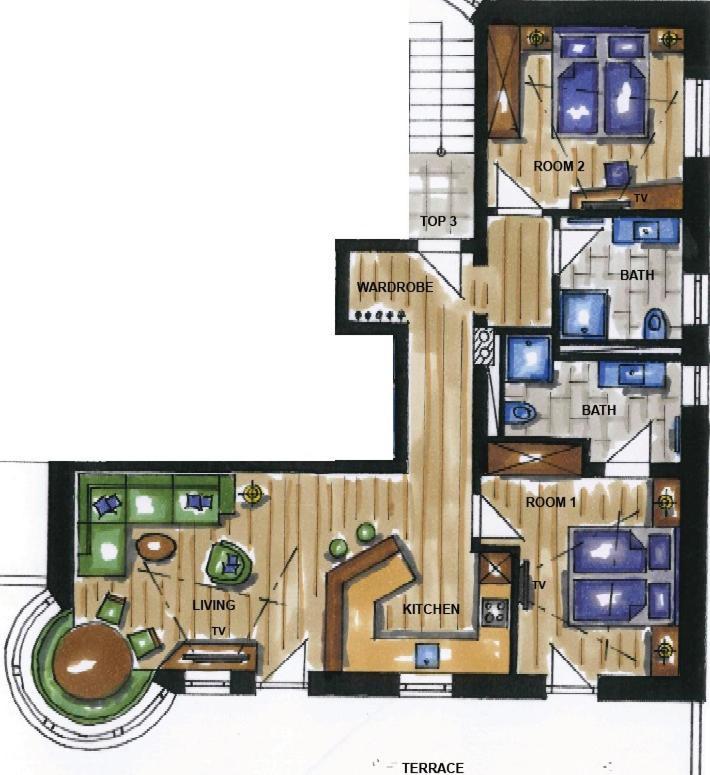 A Casa Aquamarin Appartement *